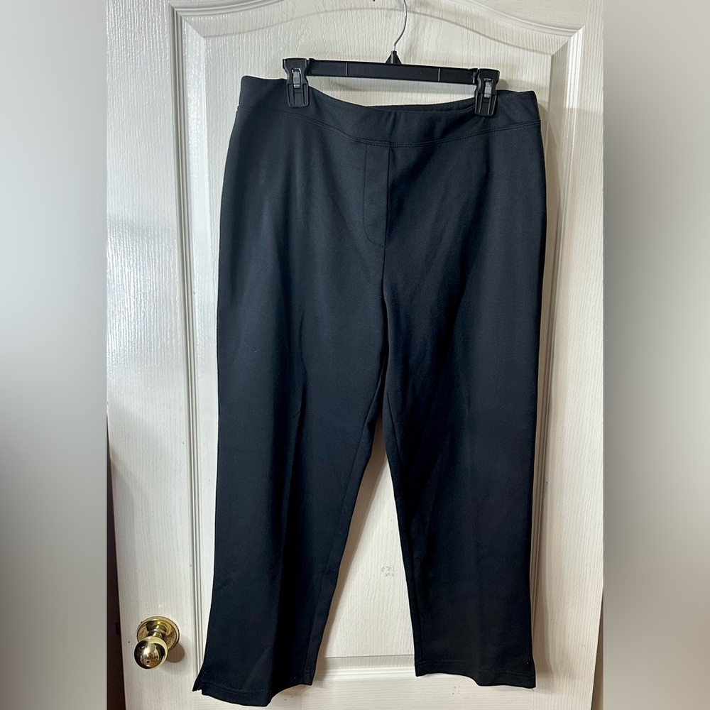 Joan Rivers Black Crop Pants